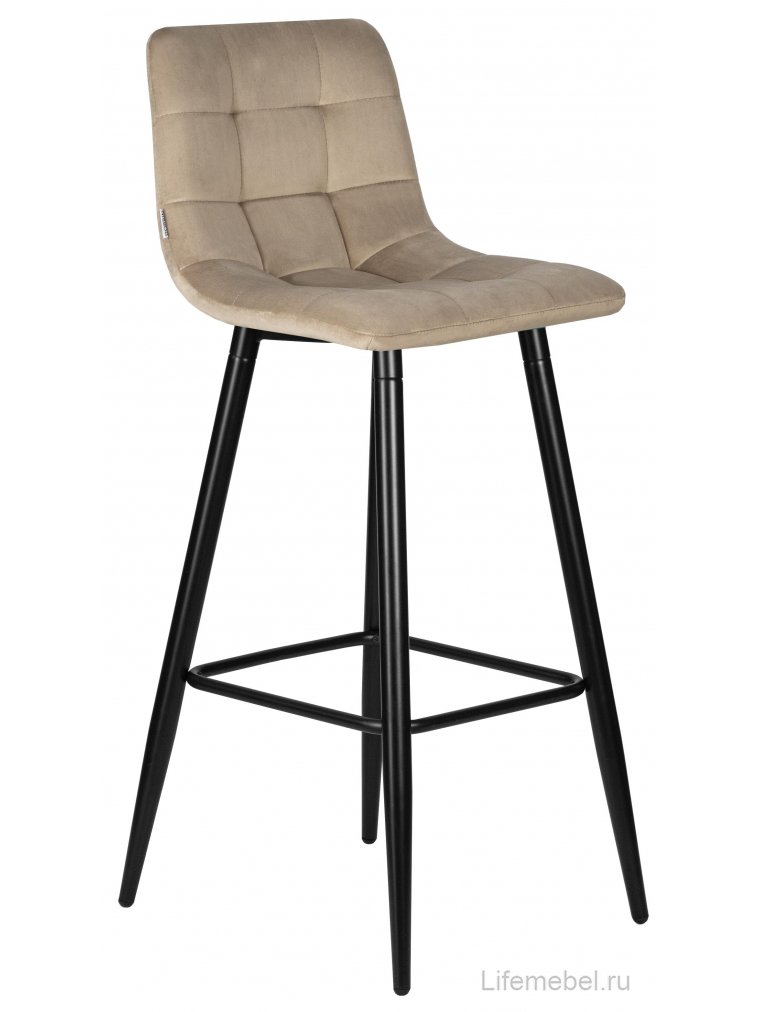 Барный стул Nicole мокко / черный матовый