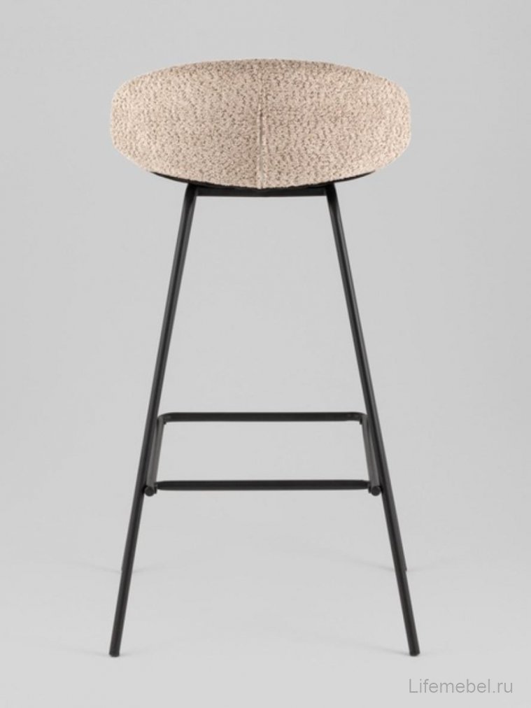Барный стул Элли букле кофейный