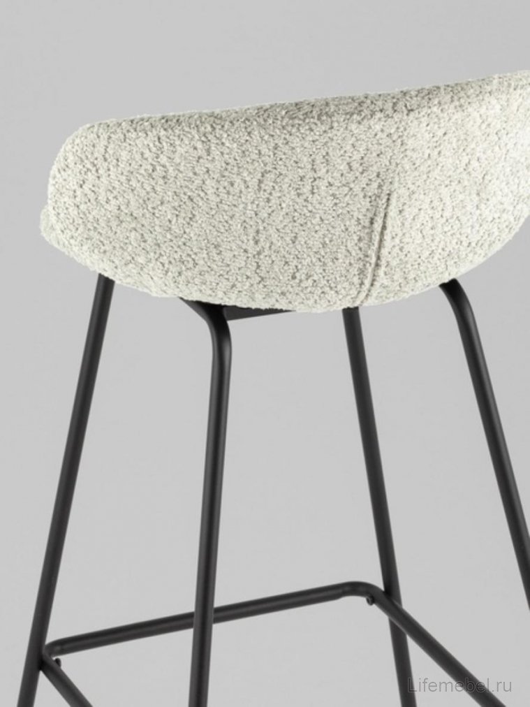 Барный стул Элли букле мятный