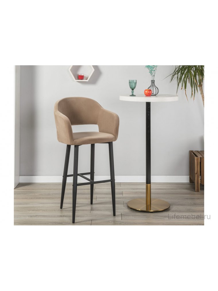 Барный стул Oscar Diag beige / черный