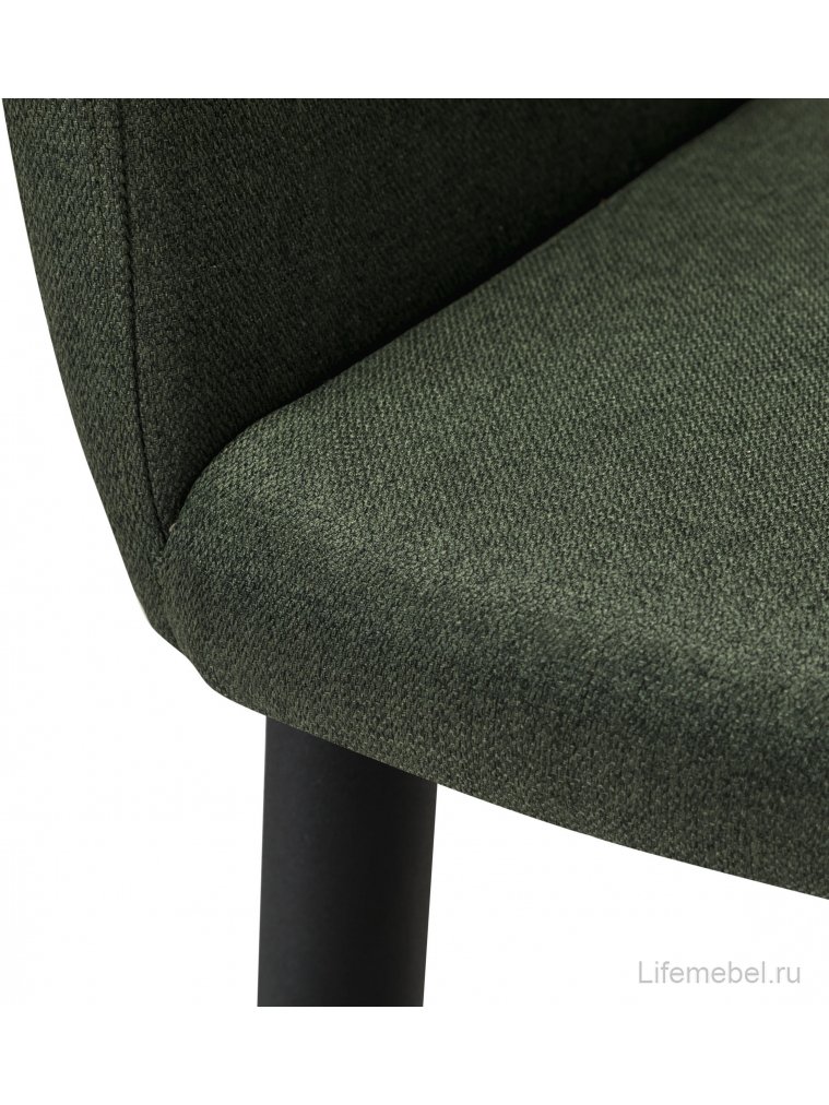 Барный стул Oscar тёмно-зеленый / черный