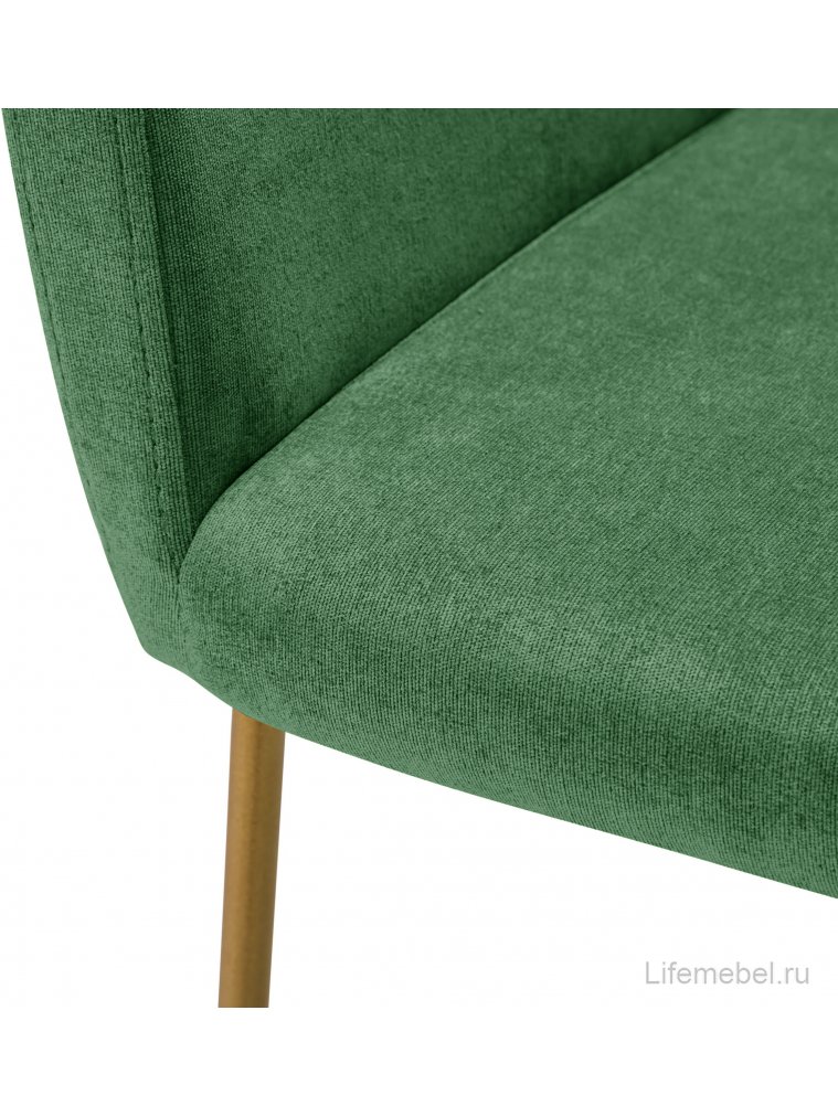 Барный стул Oscar зеленый / золото