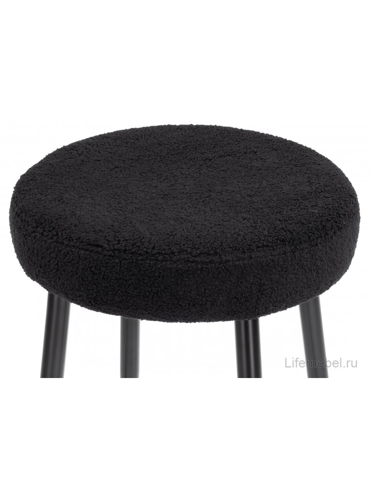 Барный стул Plato black fabric