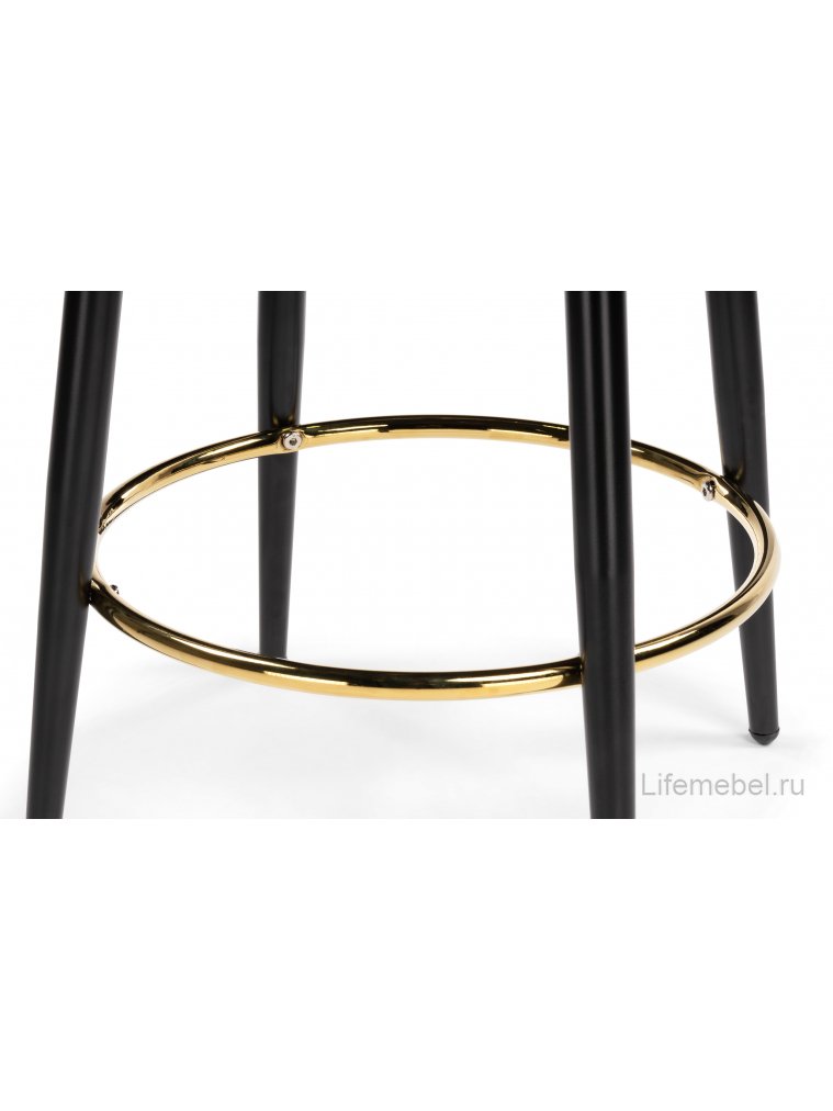 Барный стул Plato black fabric