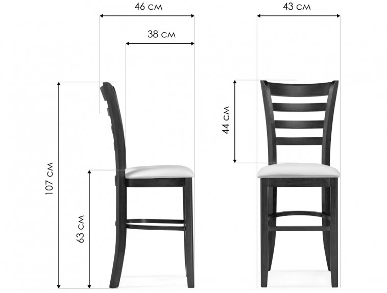 Барный стул Pola dirty oak / cream