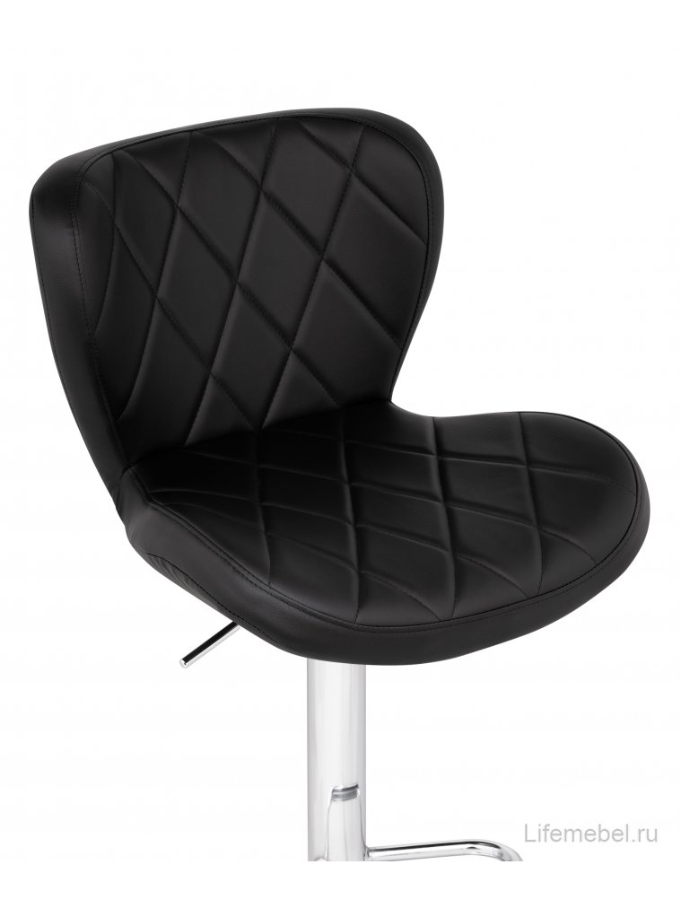 Барный стул Porch black / chrome
