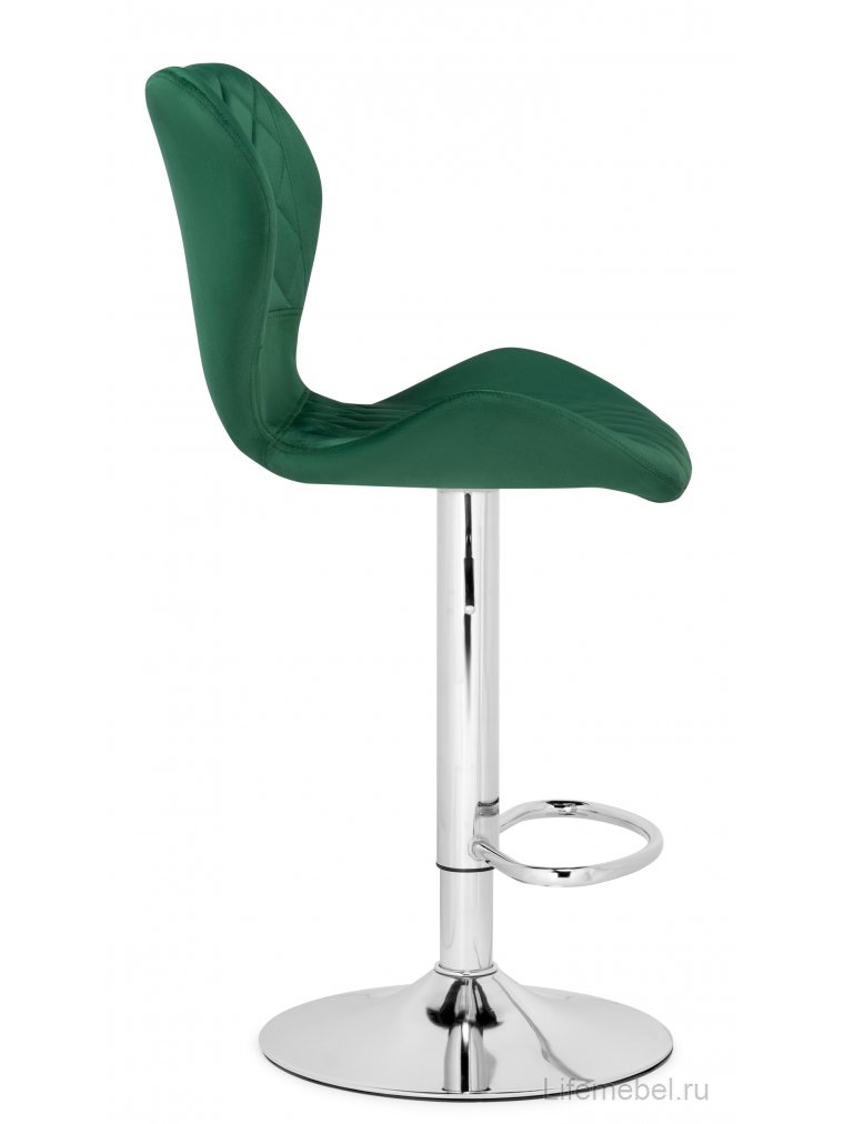 Барный стул Porch green / chrome