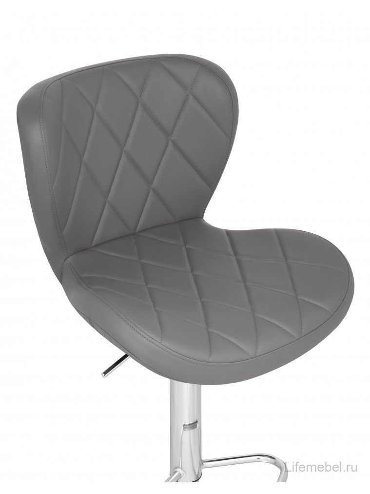 Барный стул Porch gray / chrome