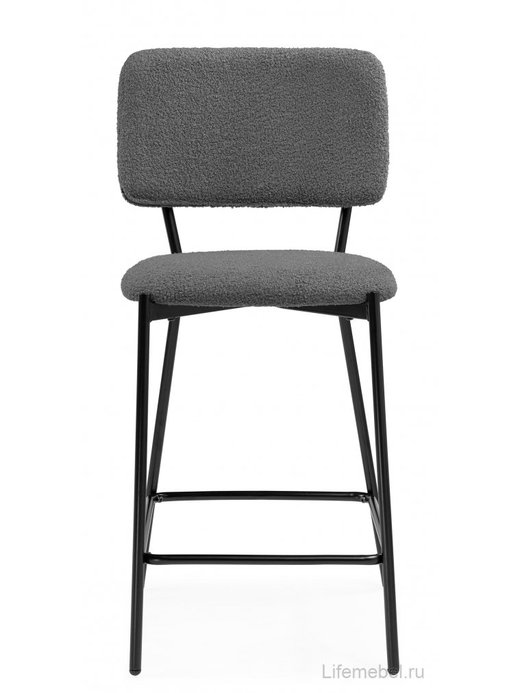 Полубарный стул Reparo bar dark gray / black