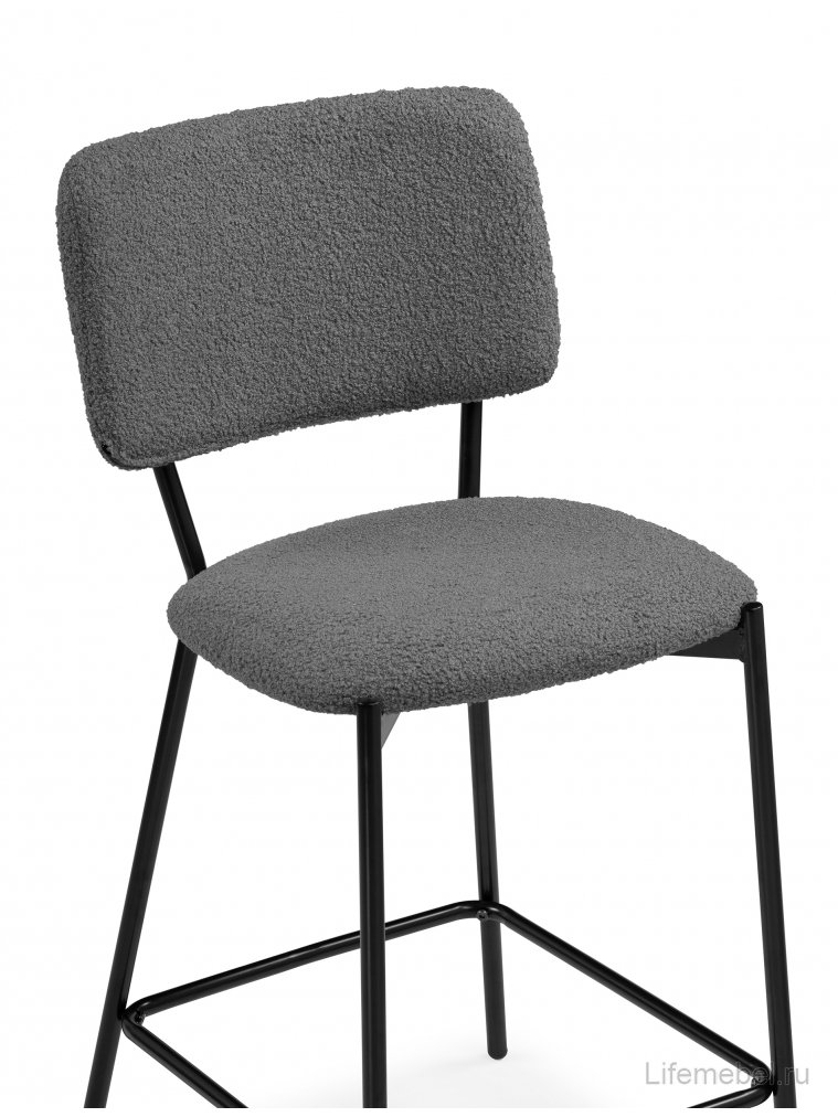 Полубарный стул Reparo bar dark gray / black
