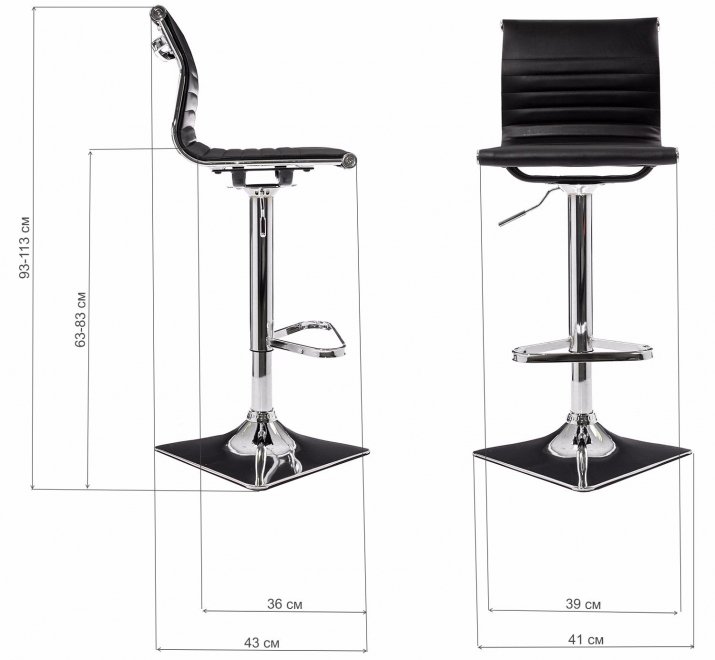 Барный стул Stock черный
