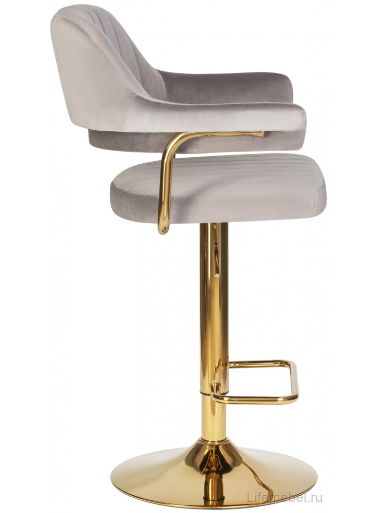 Барный стул Charly Gold серый
