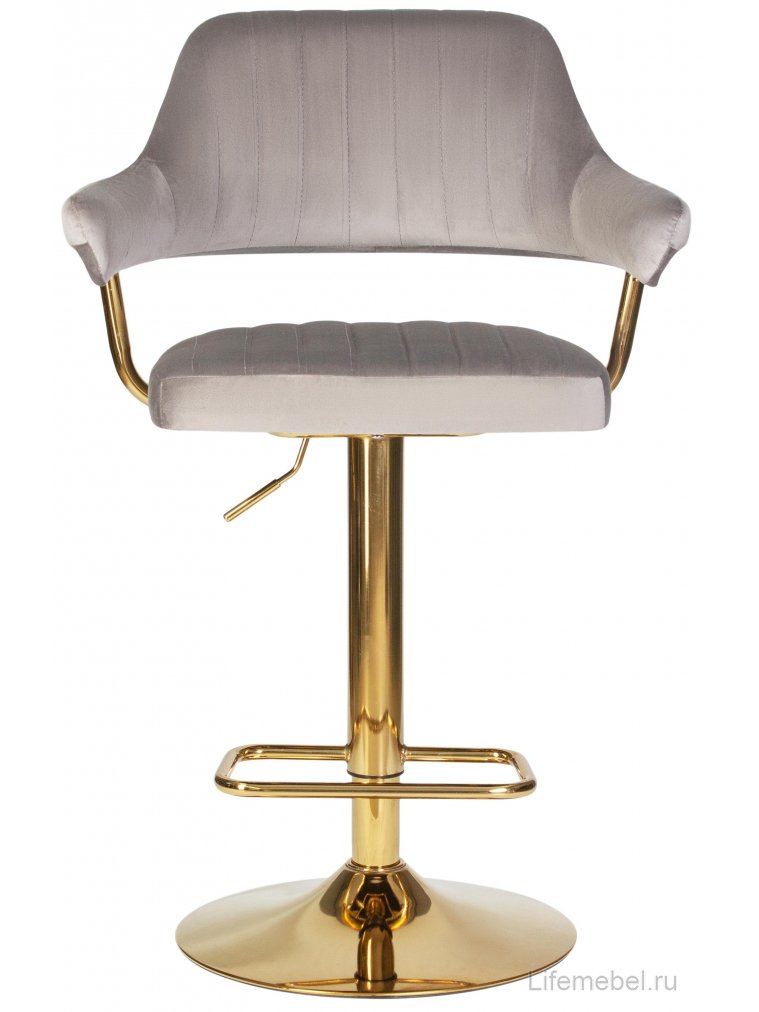 Барный стул Charly Gold серый