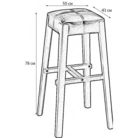 Барный стул Pyramid