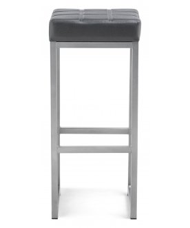 Барный стул Khurkroks серый полимер / светлый мусс