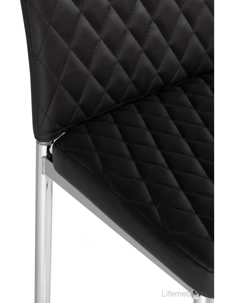 Барный стул Teon black / chrome