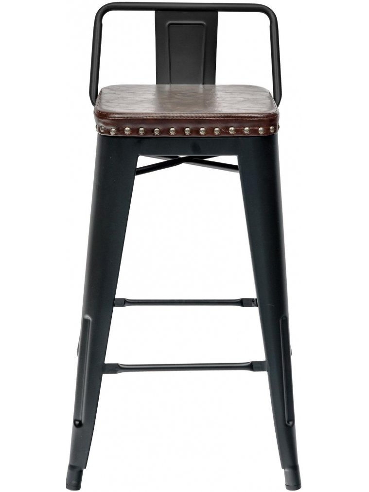 Барный стул Тиоли Софт низкий черный матовый