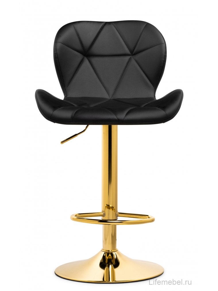 Барный стул Trio black / gold