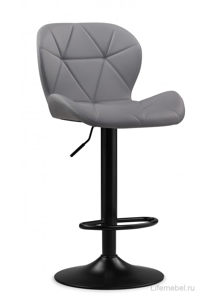 Барный стул Trio light gray / black