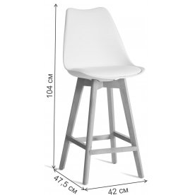 Барный стул Tulip Bar mod. C1014H-1