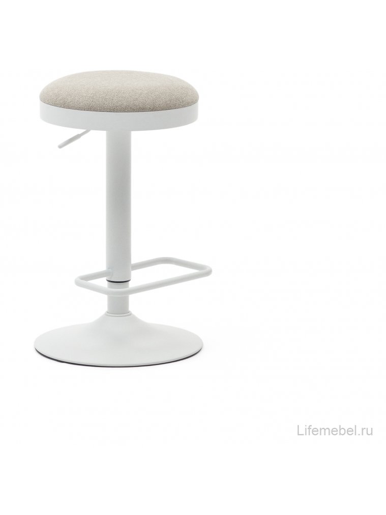 Барный стул Zaib бежевый / белый