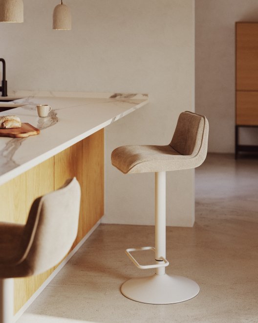 Барный стул Zenda белый