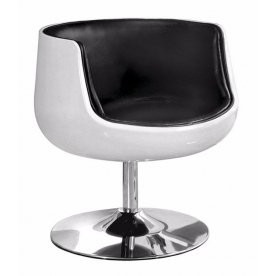 Кресло Cup A381 white / black