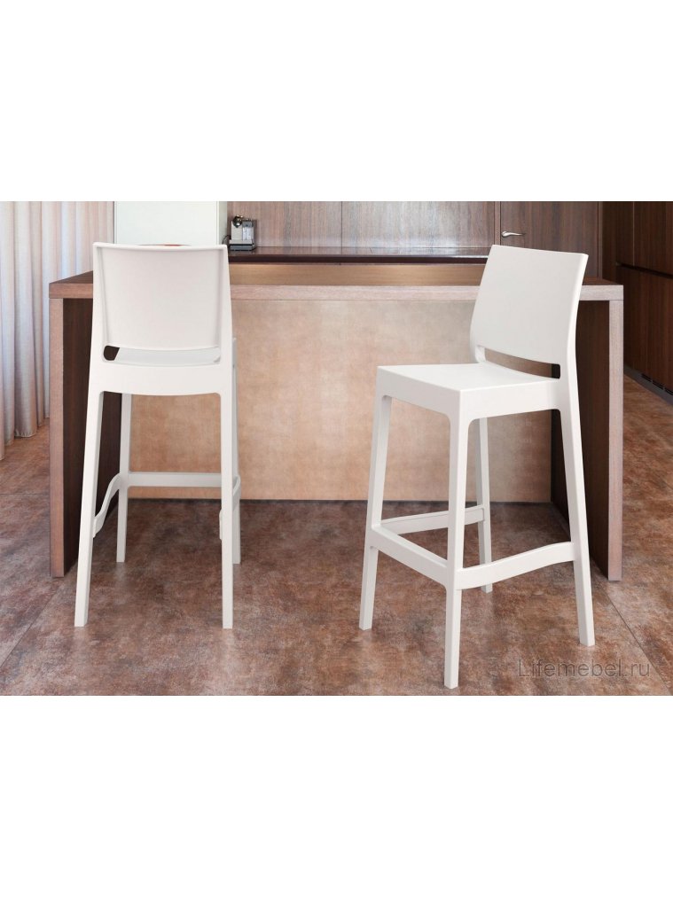 Пластиковый стул Maya белый