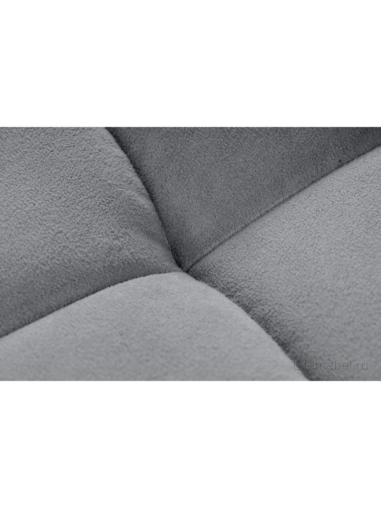 Полубарный стул Амаури микровелюр катания сильвер / черный