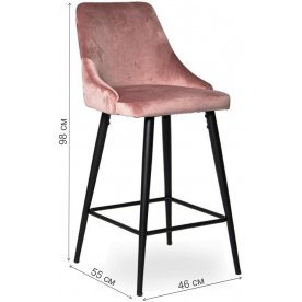 Полубарный стул WY-21