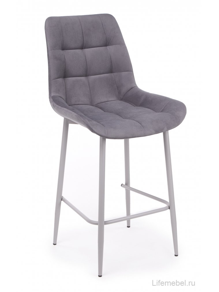 Полубарный стул Челси 360 темно-серый (zd 995) / серый