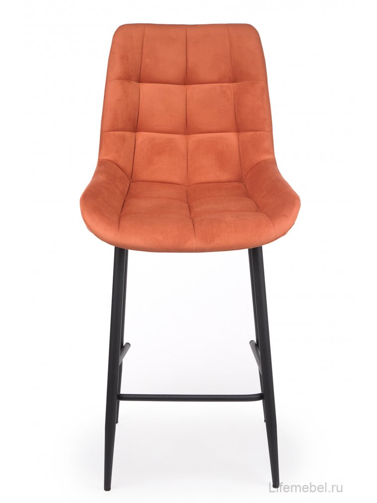 Полубарный стул Челси терракотовый (zd 432) / черный