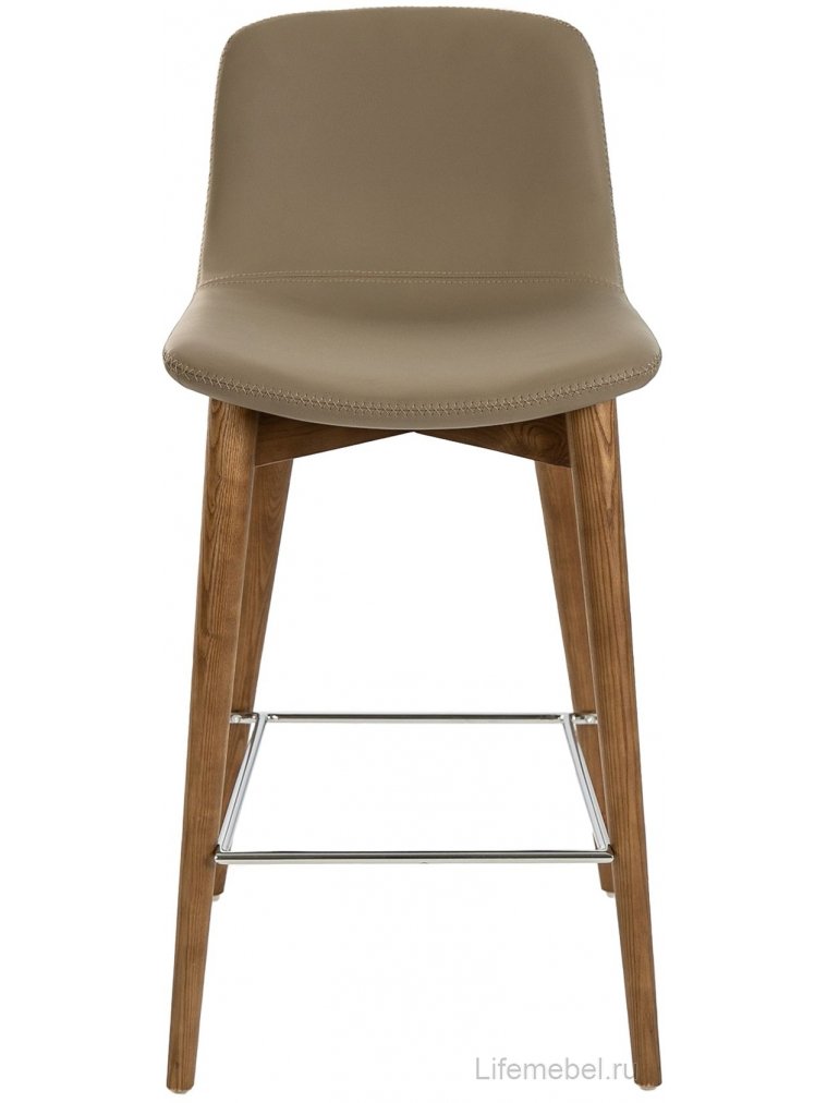 Полубарный стул CS788-TAB/4044 бежевый / орех