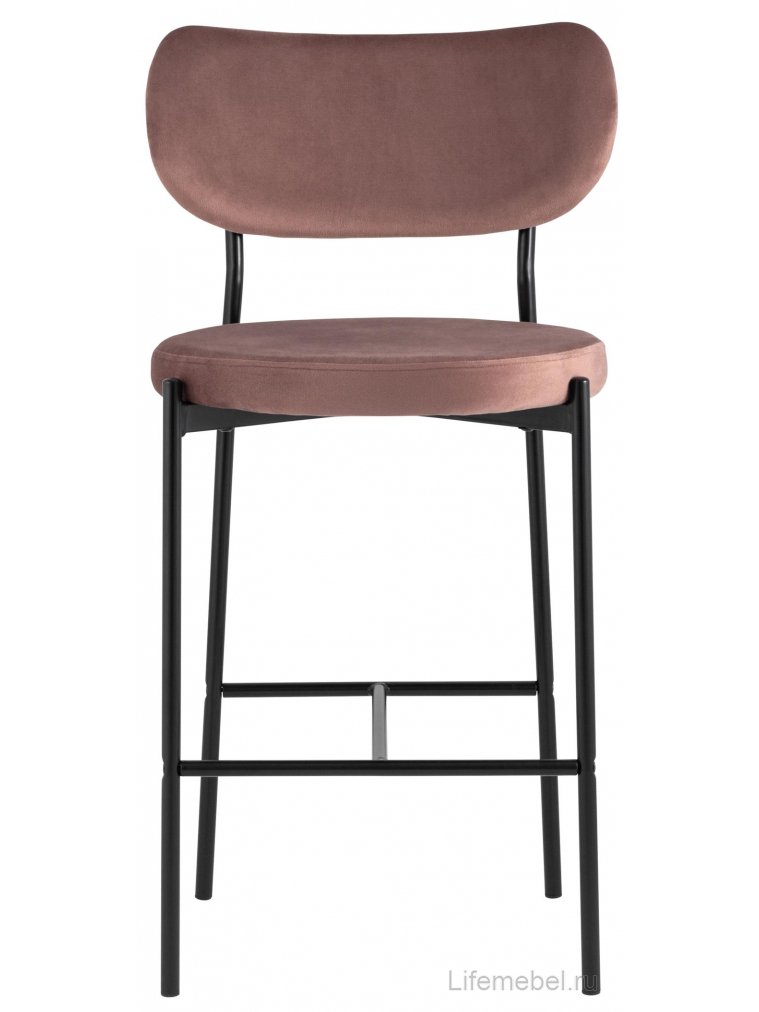 Полубарный стул Тунор пыльно-розовый