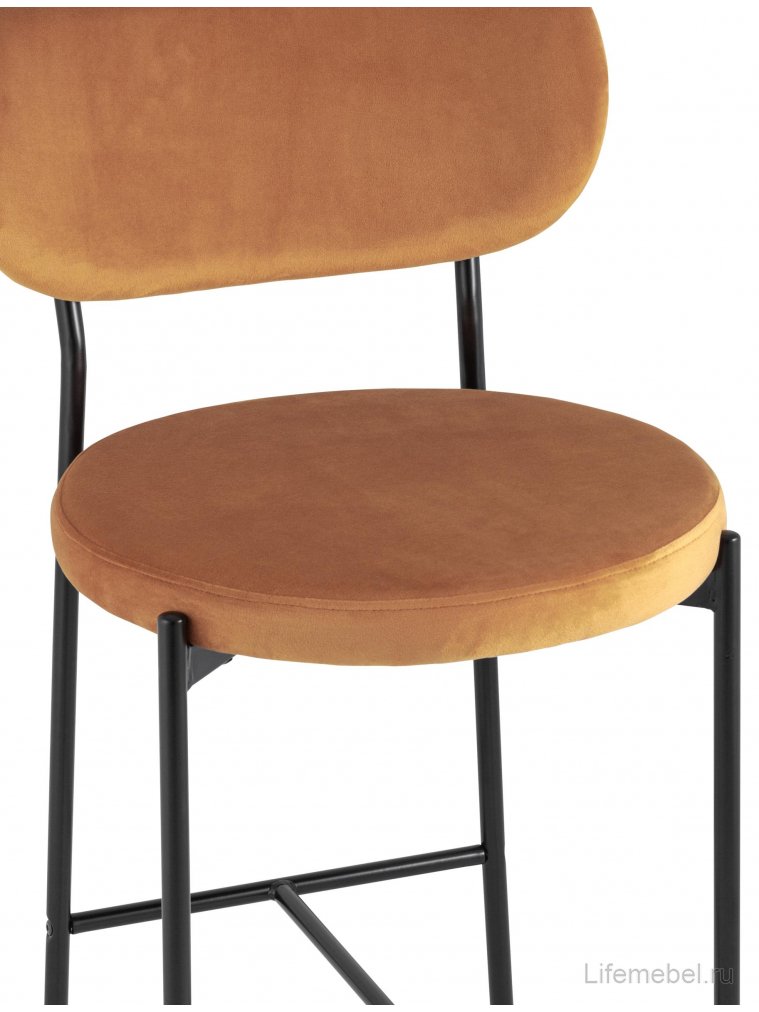 Полубарный стул Тунор терракотовый