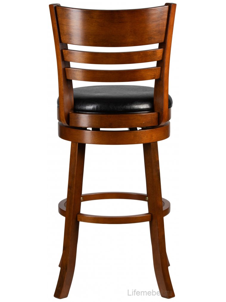 Полубарный стул William Counter шоколад черный