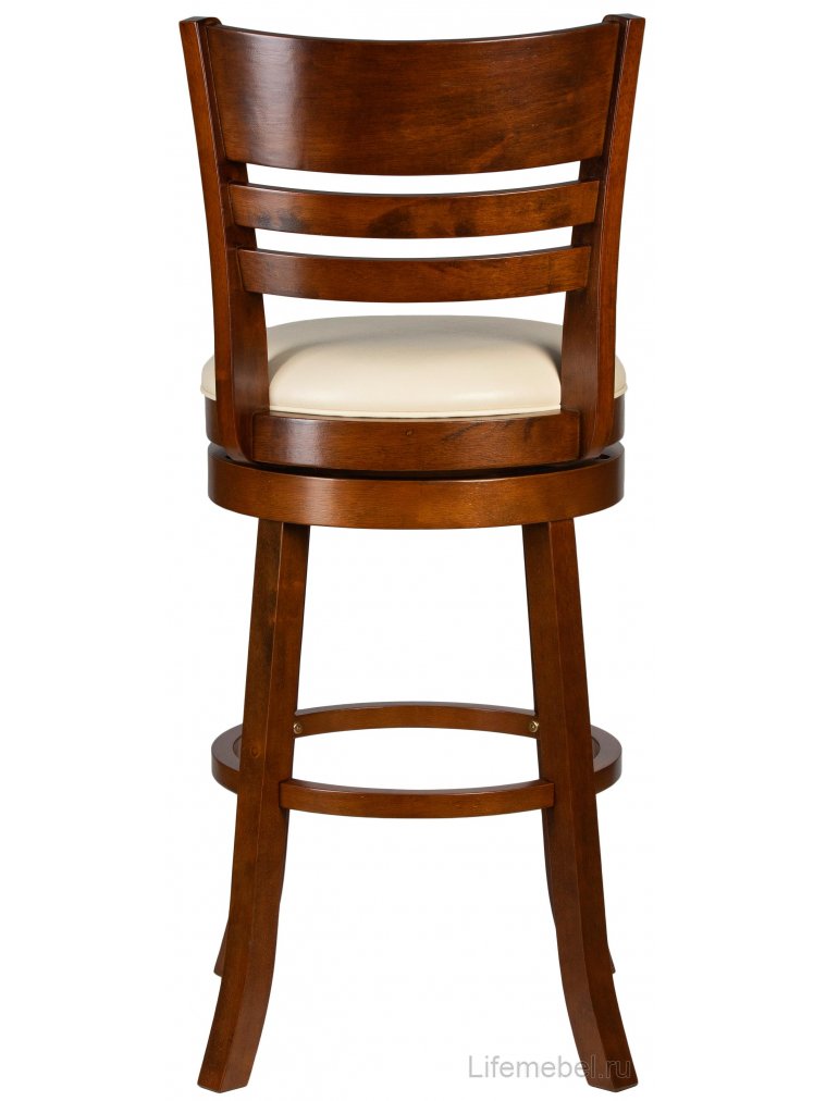 Полубарный стул William Counter шоколад кремовый