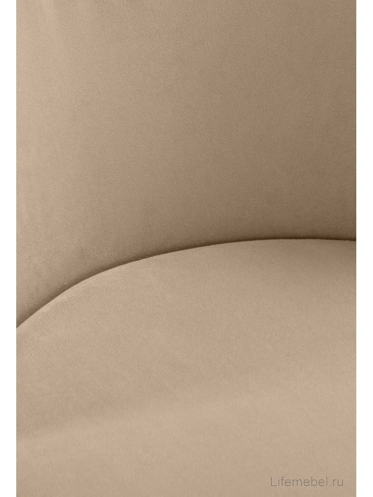 Полубарный стул Фрибур бежевый (velutto 05) / черный