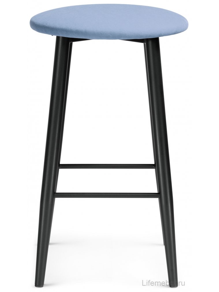 Полубарный стул Гангток катания дасти блю / черный матовый