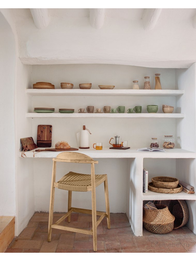 Полубарный стул Glynis бежевый