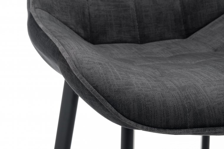 Полубарный стул Hagen 01 dark gray / black