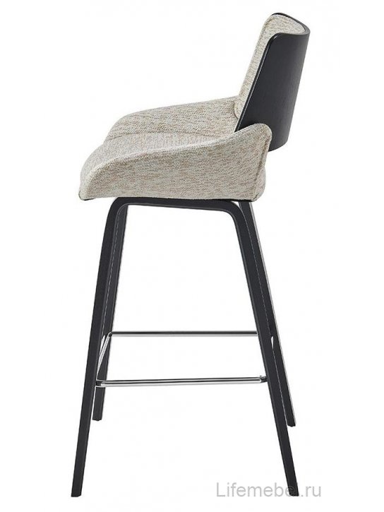 Полубарный стул JY3174X-1109-4 бежевый / черный