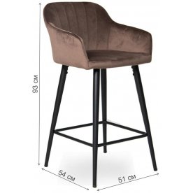 Полубарный стул WY-22