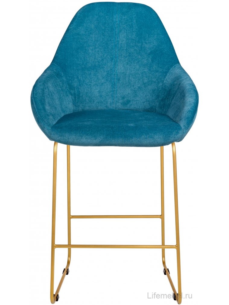 Полубарный стул Kent Линк блю / золото