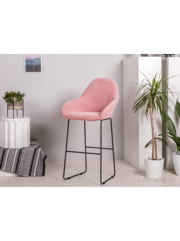Полубарный стул Kent Линк розовый