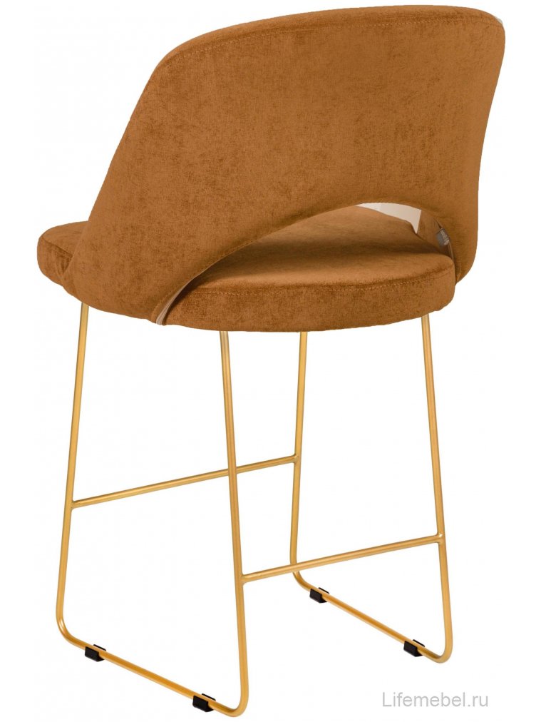 Полубарный стул Lars Линк коричневый / золотой