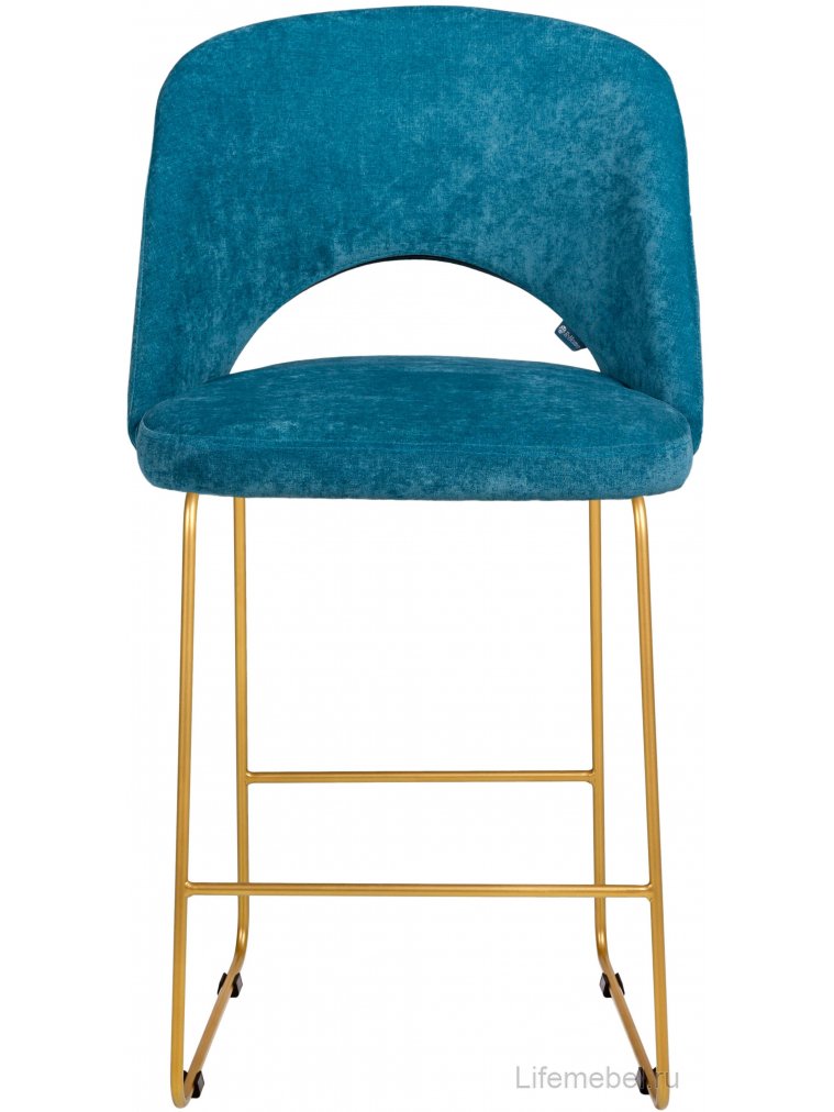 Полубарный стул Lars Линк блю / золото
