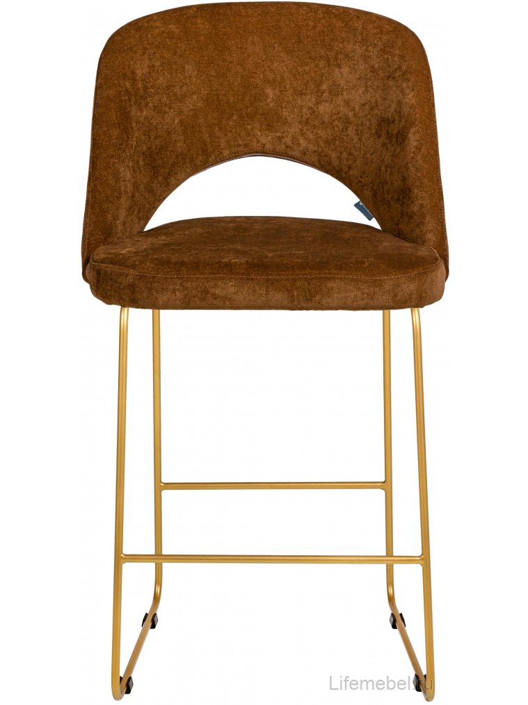 Полубарный стул Lars Линк коричневый / золото