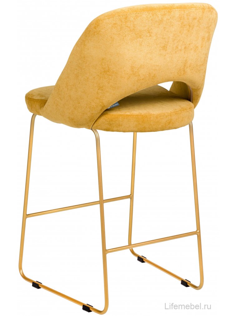 Полубарный стул Lars Линк жёлтый / золото