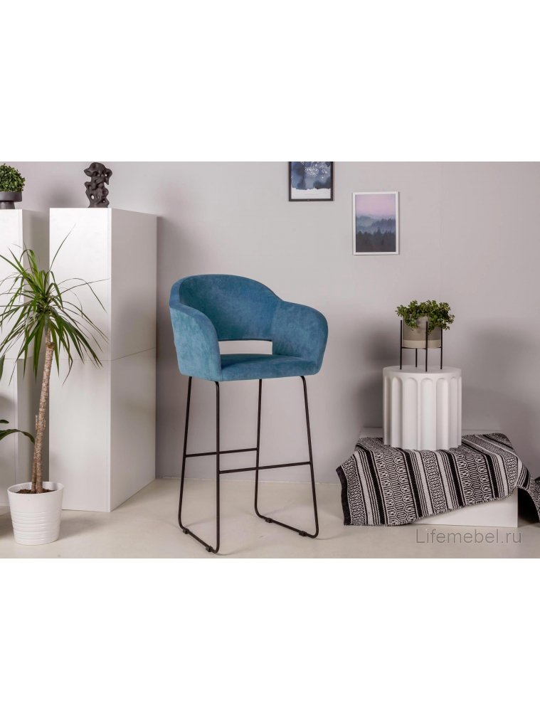Полубарный стул Oscar Линк блю